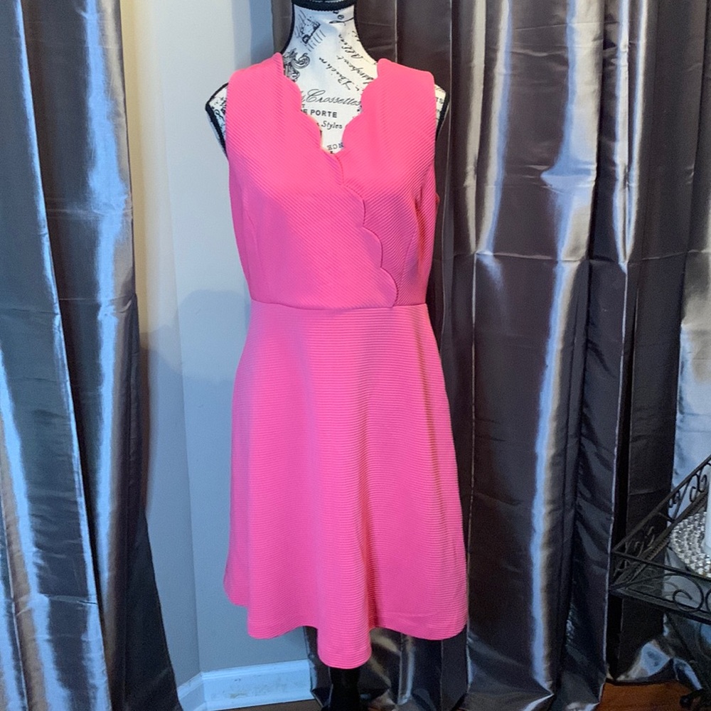 Pink Elle Dress Size 10 Zip Back